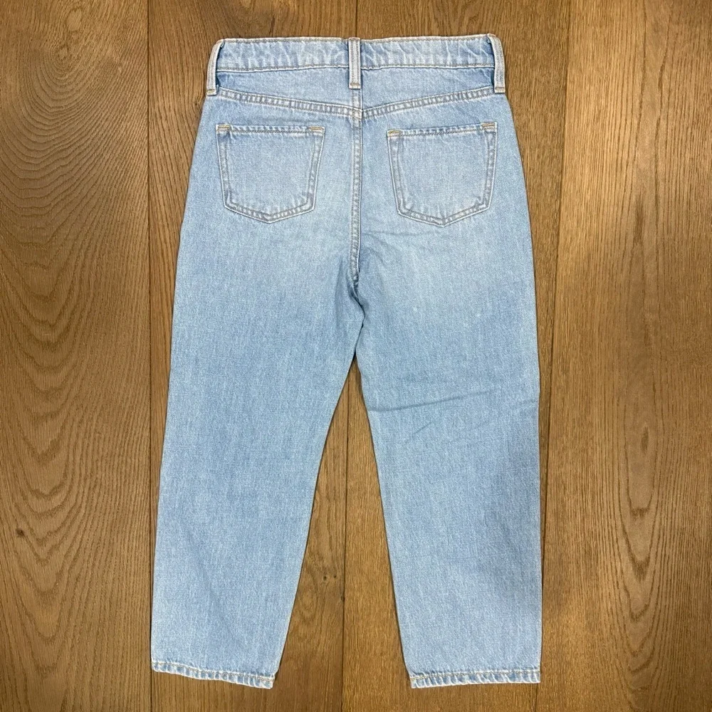 Old Navy Light Blue High-Rise Slouchy Straight Jeans